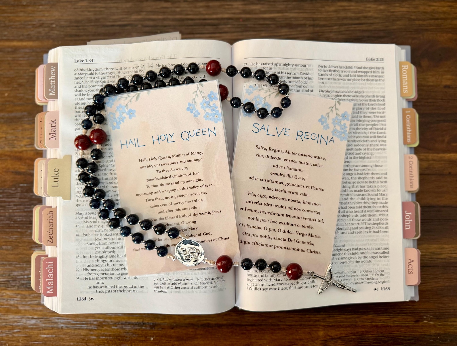 Hail Holy Queen Prayer Printable | Salve Regina in English and Latin ...