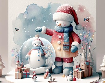 Mega paquete de imágenes prediseñadas navideñas