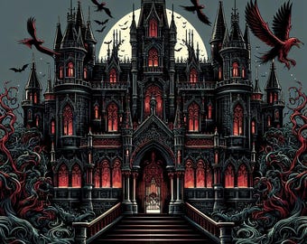 Paquete de imágenes prediseñadas de arte gótico oscuro