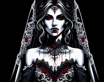 Paquete de imágenes prediseñadas de arte gótico oscuro