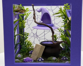 Enchanted Witch Enclosure – Decorated Jumping Spider Habitat