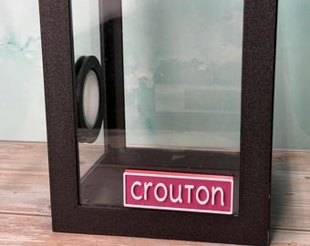 Custom Magnetic Name Plates for Jumping Spider Enclosures