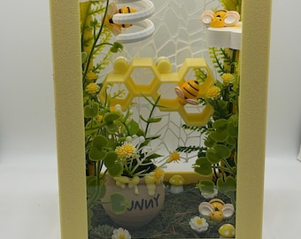 Beehive Honey Garden Jumping Spider Decorated Enclosure | Habitat