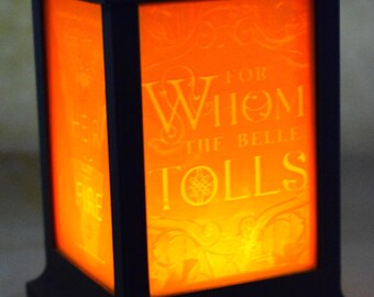 Litho Book Lantern