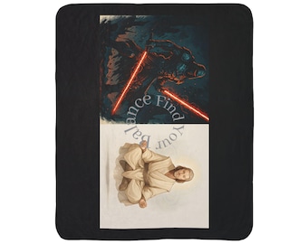 Manta polar Sherpa de Star Wars – Equilibrio en la vida, manta de película