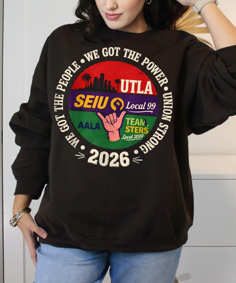 Union Power T-Shirt: Labor Movement Solidarity (Digital Design) image 2