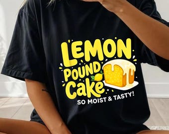 Lemon Pound Cake PNG: Bakery Dessert Lover Design (Digital Download)