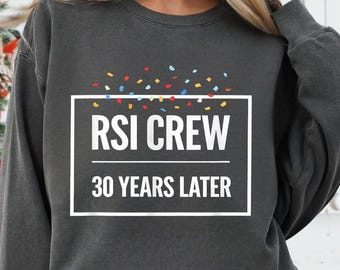 RSI Crew Reunion PNG: grappig typografie groepsevenementontwerp (digitale download)