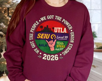 Union Power-T-shirt: solidariteit van de arbeidersbeweging (digitaal ontwerp)