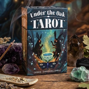 Jeu de tarot divinatoire sous le chêne – mettant en vedette l'histoire d'Anima, outil de lecture psychique et guide