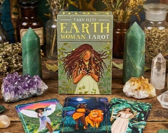 Earth Woman - Tarot Deck with Guidebook | Feminine Earth Magic | Spiritual Divination Gift