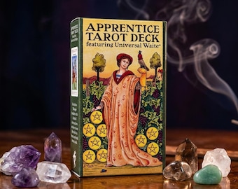 Das Anfänger und spirituelle Praktische Werkzeug Tarot Deck mit Schlüsselwörtern und Umkehrungen