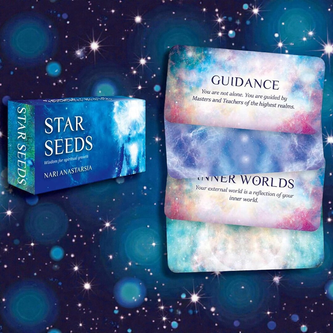 Star Seeds Mini Oracle Cards: 40 Cards for Cosmic Wisdom - Etsy