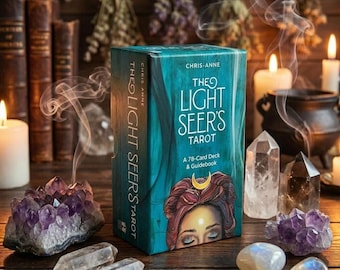 For Seer's - Shadow and Light Modern Intuitive Tarot Card Deck & Guidebook, Psychic Divination Tool