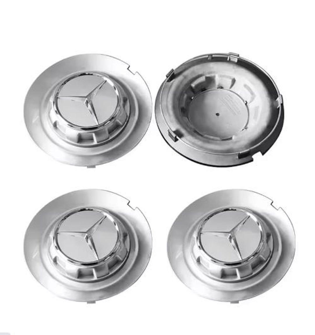 Set of 4pcs for Mercedes Benz AMG Wheel Center Caps - 147mm Hub Covers ...
