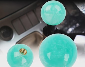 Perilla de cambio de marchas manual de bola redonda JDM, palanca de cambios universal, 1 unidad