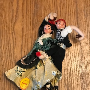 SALE Vintage Hand Made Spanish GOYA Flamenco Dancer Dolls//Finely Hand Made Lovely Detailed Costumes//Collectible Doll//Free Shipping