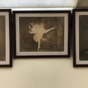 SALE Vintage 1930s Ballet Dancer Photo Prints/Wall Hangings/Set of 3/Vintage Ballet Photograph Prints/ Humorous Poses & Faces/10X12&quot;