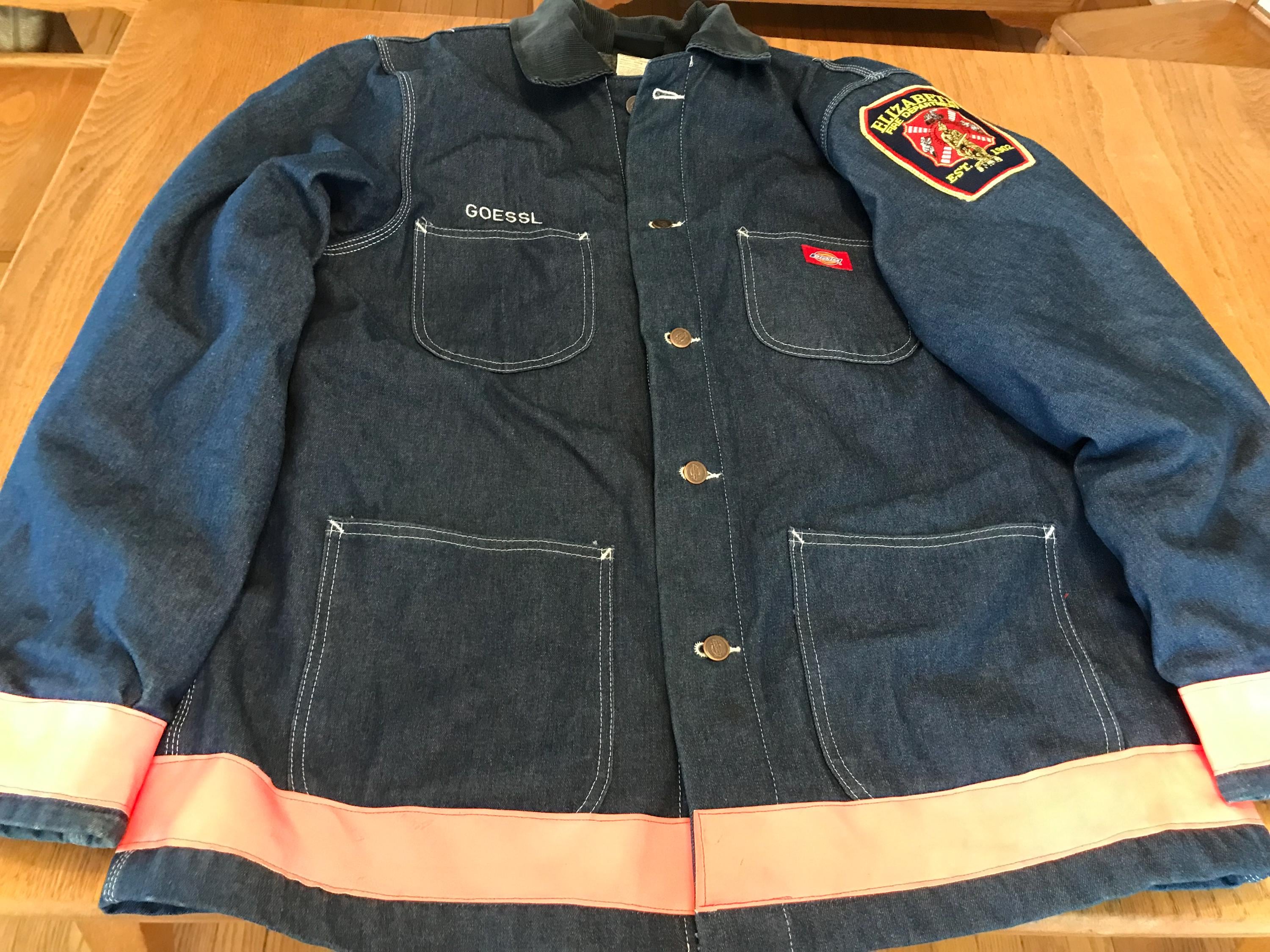 Vintage Firefighter Jacket - Etsy