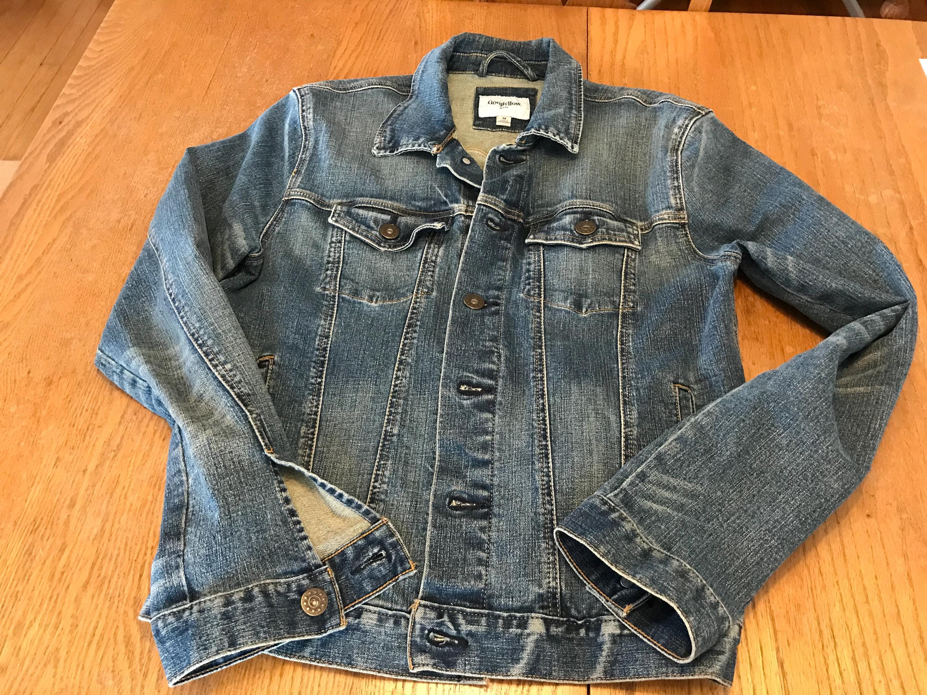 希少品✨ DENIM&CO ヴィンテージ　ジャケット　90s 花柄　刺繍　XL デニムジャケット DENIM &CO 花柄 刺繍 vintage XL - ANTIQUE LEAVES