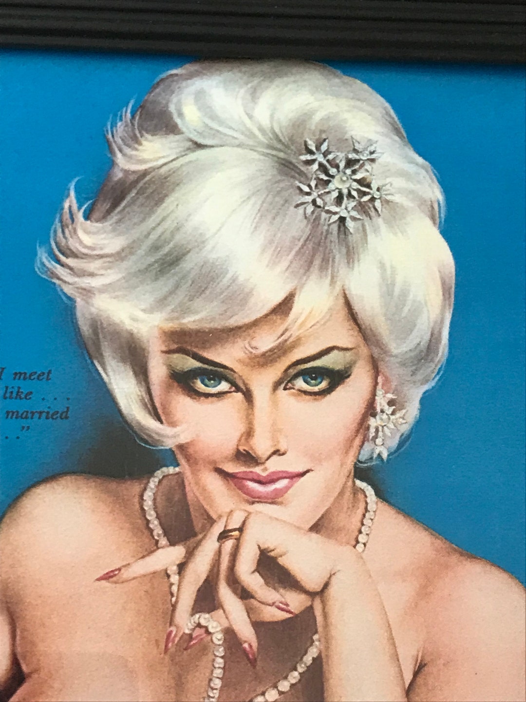 MATURE Vintage Vargas Girl Pin up Image November 1963 From Playboy ...