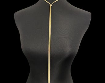 Necklace *Trinny Style* - Long Lariat - Choose Silver or Gold