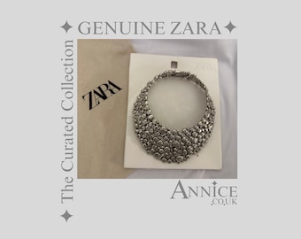 Genuine Zara *As Worn by Trinny* - Collar Choker Silver Necklace