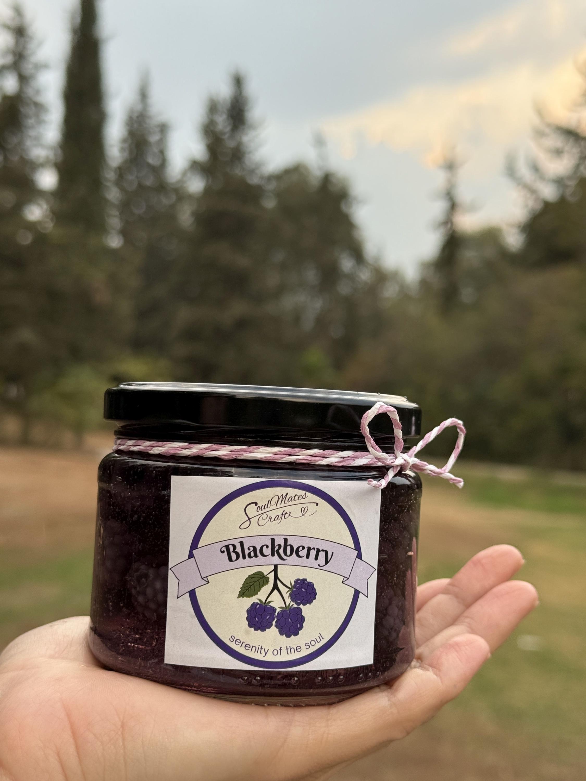 Handmade Blackberry Jam Candle, Fruity Aroma, Cozy Decor - Etsy