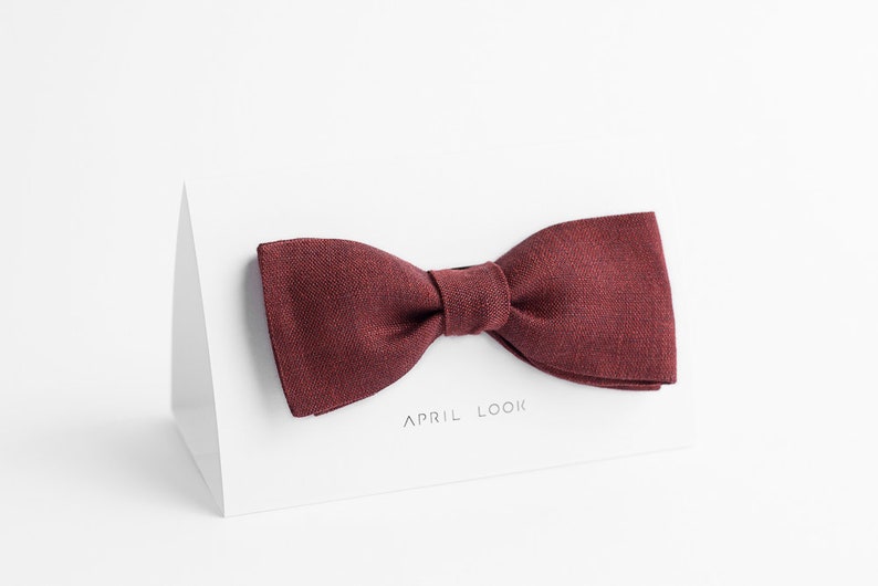 Men/'s bow ties Red grooms bow tie and necktie Dark red bow tie Maroon bow tie Cherry red bow tie Wine red bow tie Terracotta bow tie