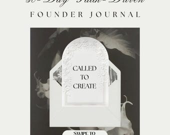 Christelijk oprichtersdagboek | Op geloof gebaseerde businessplanner (canvasjabloon)