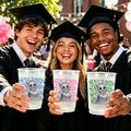 Custom Senior Photo Frosted Cup 2026, Personalized Graduation Photo Cup, Class of 2026 Party Cups, Grad Party Decor, Senior Night Cup