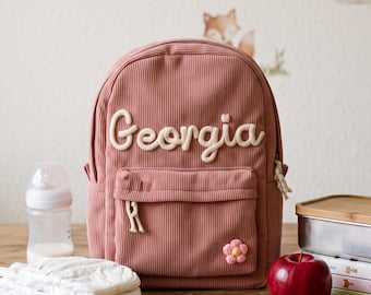 Custom Kids Backpack and Lunch Bag Set with Name, Personalized School Bag for Boys Girls, Back to School Matching Set