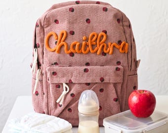 Conjunto de mochila y bolsa para el almuerzo personalizadas, mochila escolar infantil personalizada, regalo de regreso a clases, bolsa para el almuerzo escolar.