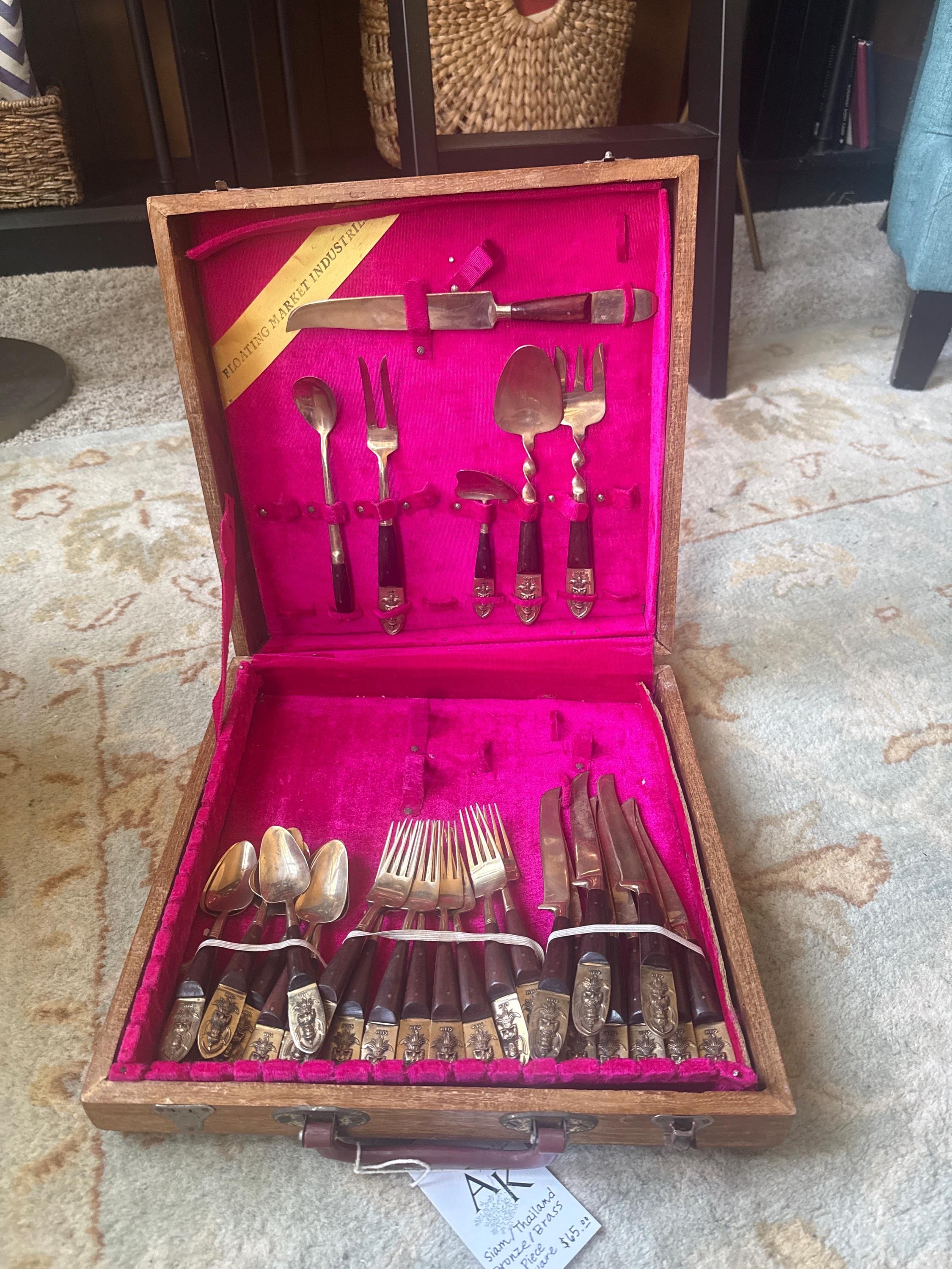 Thai Brass Flatware - Etsy