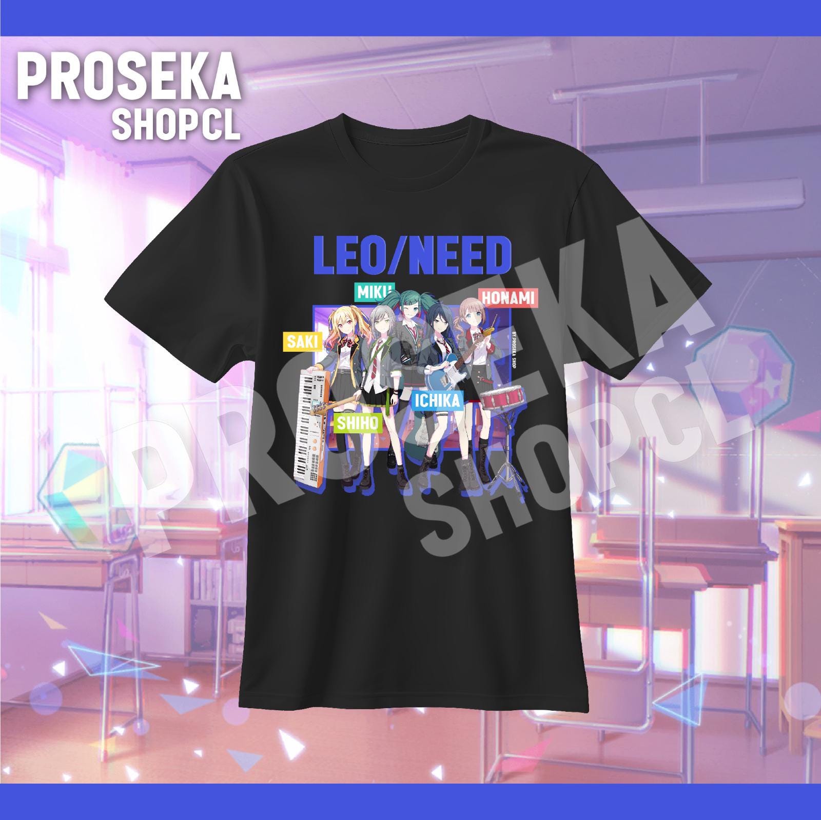 Leo/need T-shirt, Project Sekai: Colorful Stage - Etsy UK