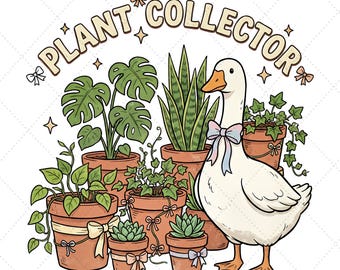 Collection de plantes PNG, conception mignonne d'amant de plante d'oie, graphique de clipart de plante d'intérieur, plante PNG de serpent de Monstera, sublimation PNG, téléchargement numérique
