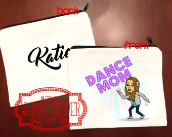Custom Caricature/Personalized Cosmetic Bag - Perfect gift for Birthday, Bridesmaids, etc!