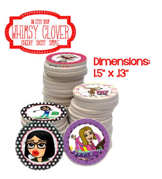 Custom Poker Chip Golf Ball Markers