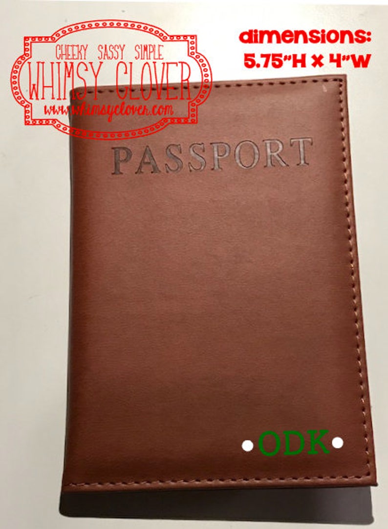 Personalized Passport Cover Monogrammed Passport Holder Soft Etsy