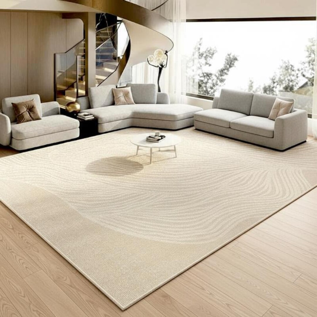 Minimalist Light Luxury Rug, Modern Living Room Carpet | Soft Sofa ...