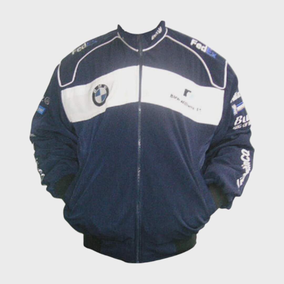 BMW Sauber Team F1 Racing Jacket Dark Blue and White - Etsy