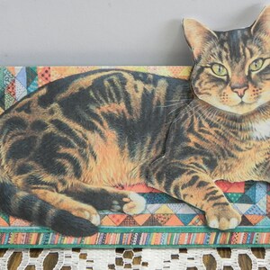 Layered Cat Christmas Cards - Set of 2