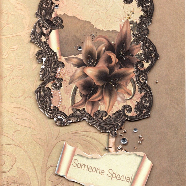 Chocolate Lily Someone Special card, handmade cards, cards