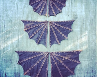 Bat Wings Blue or Green  // Fun Flying Adventures // Soft and Eco-Friendly
