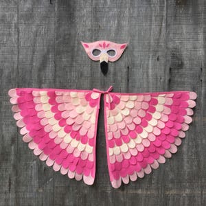 Flamingo Costume Set // Be a Flamingo // Soft Flappable Wings - Etsy