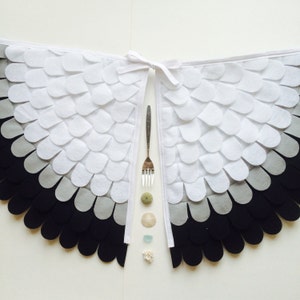 Seagull Wings // Seagull Costume / Theater costume / Soft Flappable Wings // Handmade // Tree + Vine