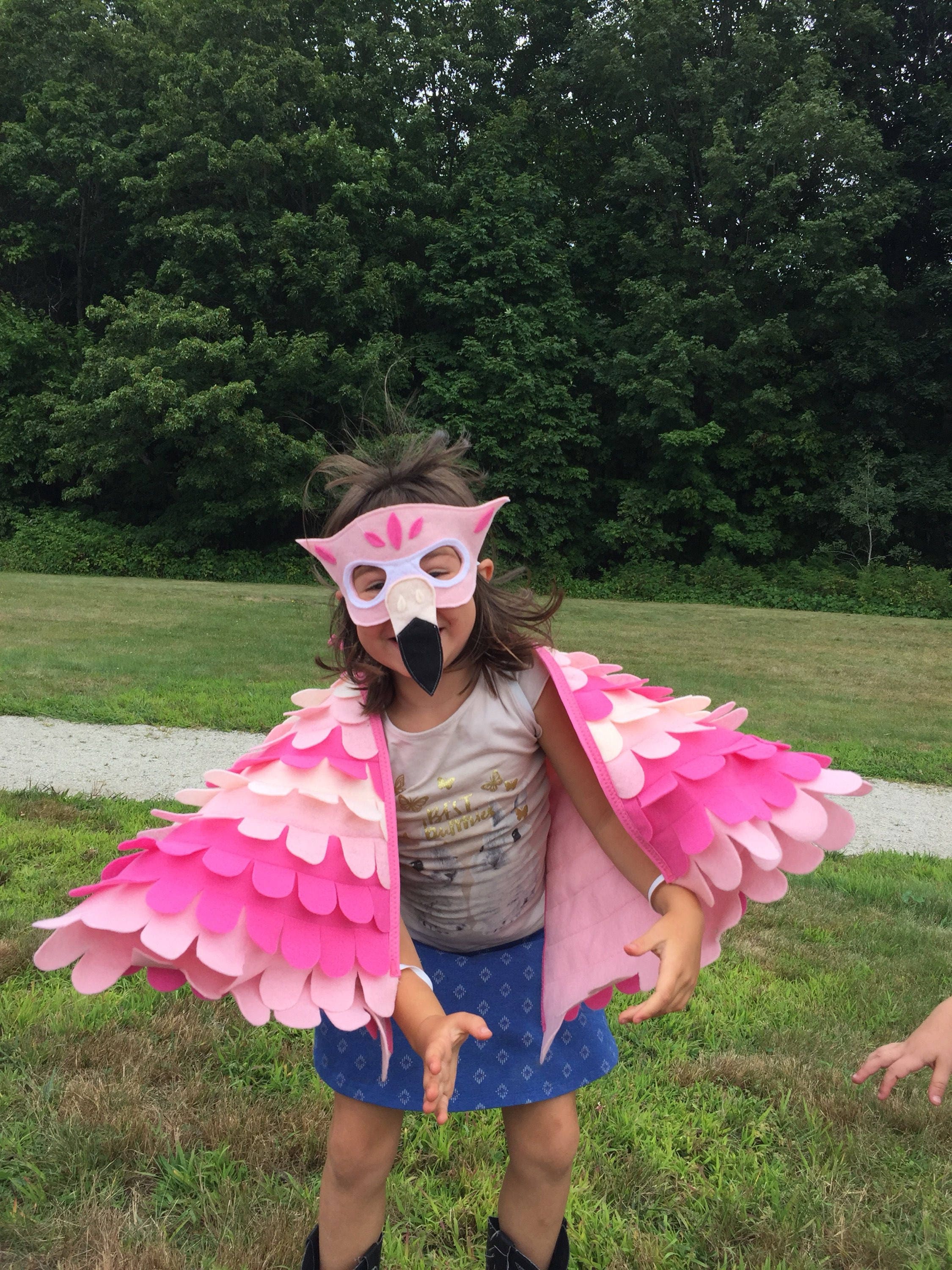 DIY Flamingo Costume for Kids and Adults