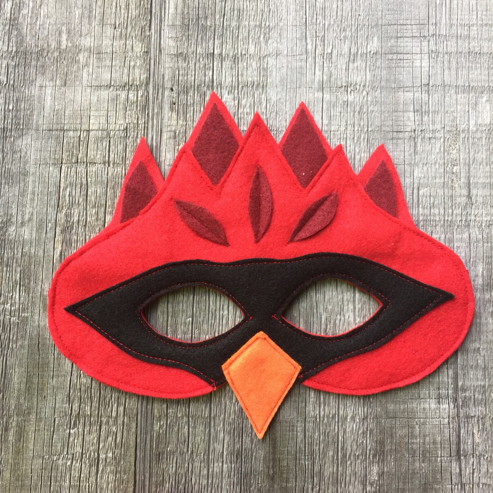 Cardinal Costume Set / Mask and Flappable Wings / Adult Cardinal ...