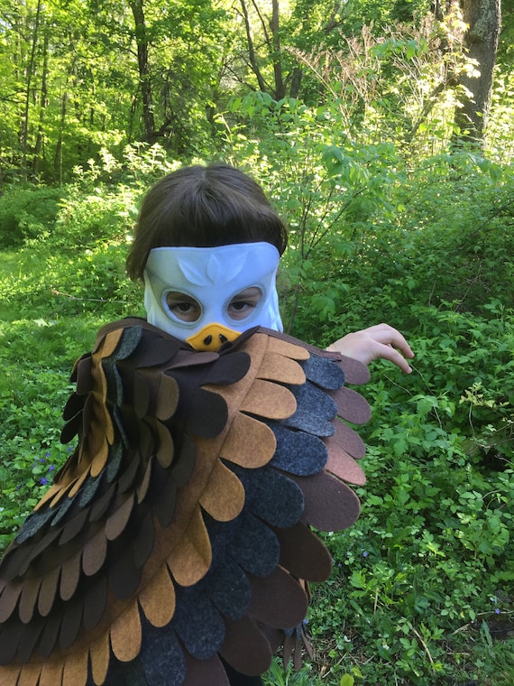 Bald Eagle Costume Set / Mask and Flappable Wings / Kids Eagle Costume /  Adult Eagle Costume / Fly Like a Bird / Bald Eagle Costume -  Sweden