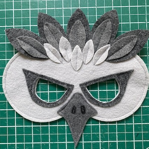 Harpy Eagle Costume / Mask and flappable wings / Kids harpy eagle set / Fly like a bird! / Be a giant eagle! / Best Holiday Gift 2024